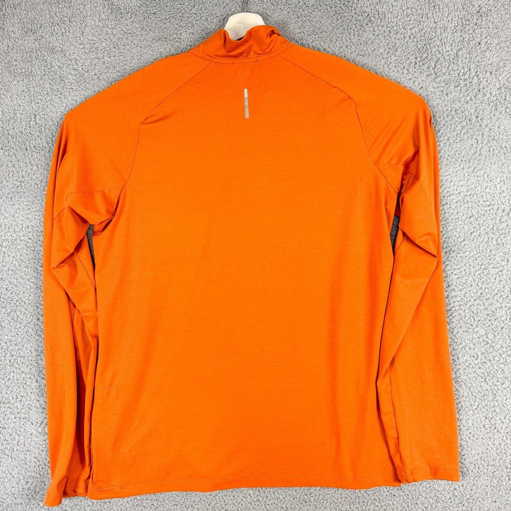 REI Co-op Pullover Mens Large‎ Tall Orange 1/4 Zip Lightweight Hiking Running - Picture 5 of 10